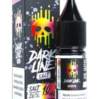 Liquid dark line salt 10ml skittles 20mg Cukierki Skittles Kwaśne Słodkie Dobre