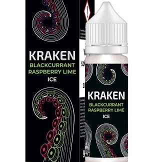 Czarna Porzeczka Malina Limonka Chłodzik Kraken 9ml plus butelka 60ml Blackcurrant Raspberry Lime Ice longfill liquid premix online olejek lq