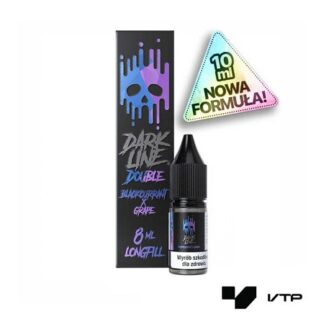 Czarna Porzeczka Winogrono longfill double dark line black currant grape 8ml online lq premix olejek