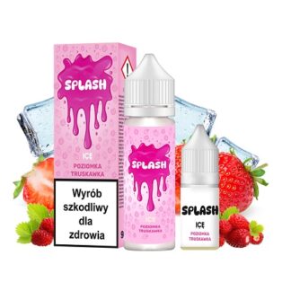 Poziomka Truskawka Ice Chłodzik Splash 9ml plus butelka 60ml longfill liquid premix olejek online aromat lq